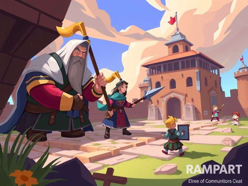 Royal Rampart Game Screenshot